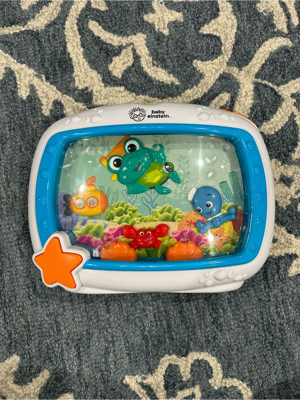 Baby aquarium sea dreams soother musical crib toy toy